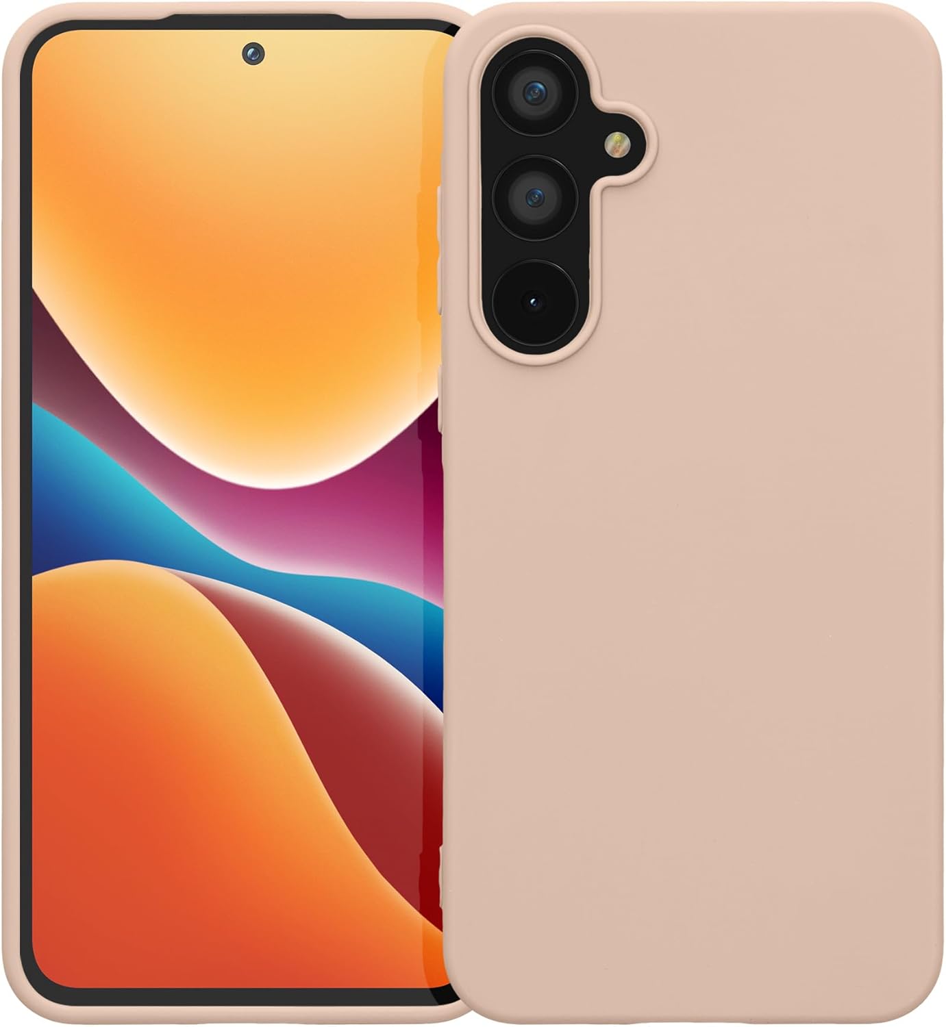 KW Samsung Galaxy A55 5G Λεπτή Θήκη Σιλικόνης TPU - Coconut Swirl