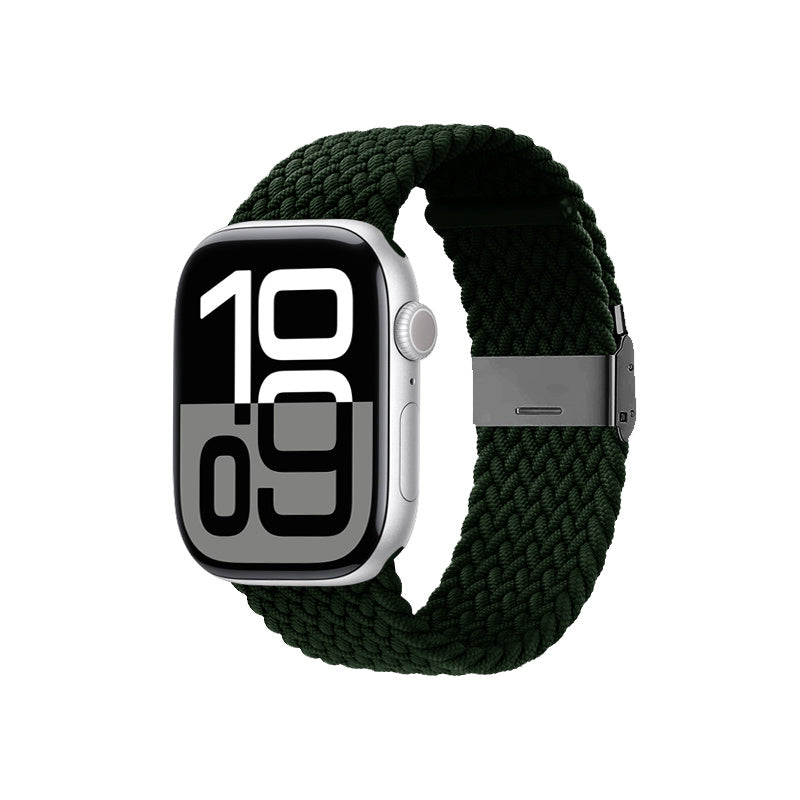 Crong Λουράκι Apple Watch 4/5/6/7/8/9/10/11 - SE (1/2/3) - Ultra (1/2/3) - 42/44/45/49mm Wave Band - Green