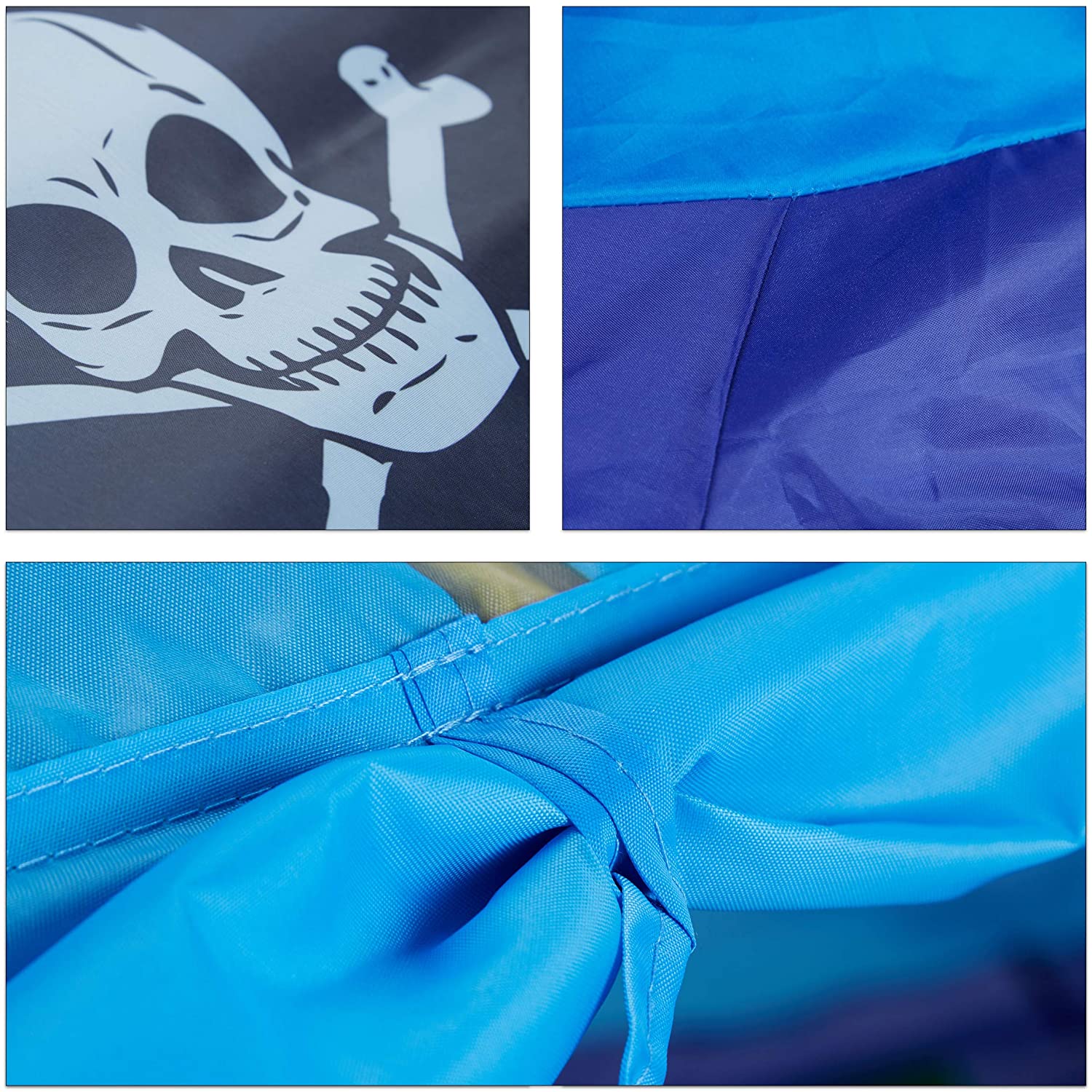 Relaxdays Παιδική Σκηνή - Πειρατικό Πλοίο - Blue - 4052025224516