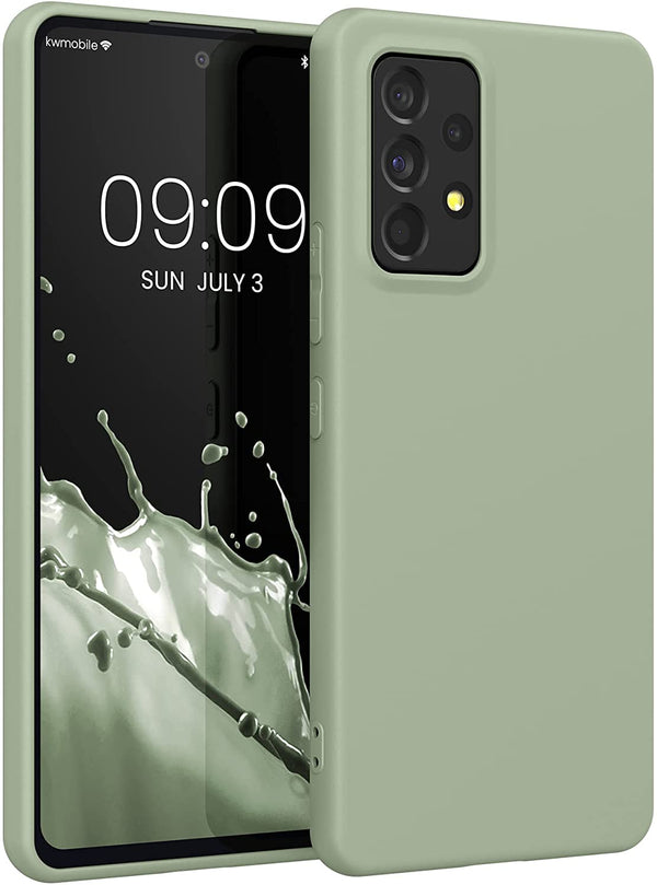 KW Samsung Galaxy A53 5G Θήκη Σιλικόνης TPU - Grey Green - 57808.172