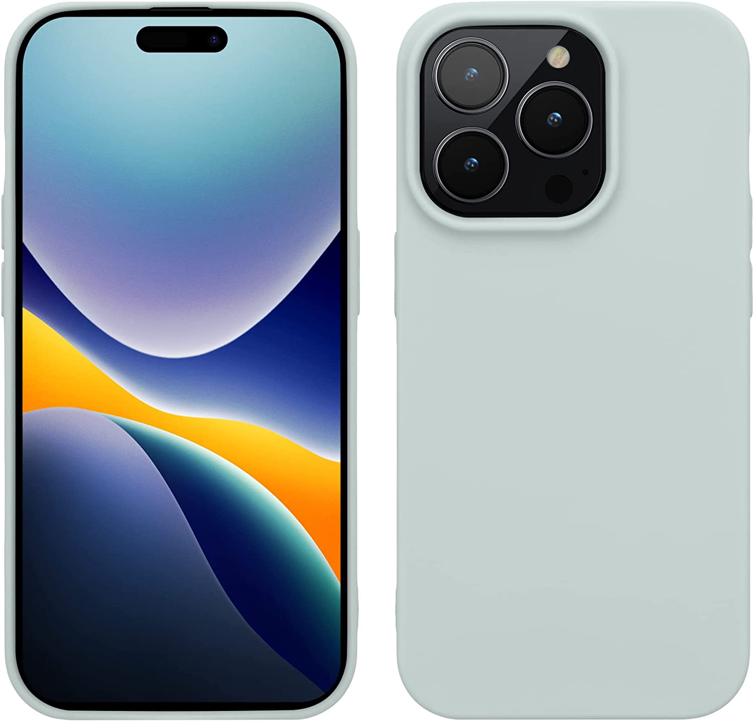 KW iPhone 14 Pro Λεπτή Θήκη Σιλικόνης TPU - Cool Mint - 59077.200