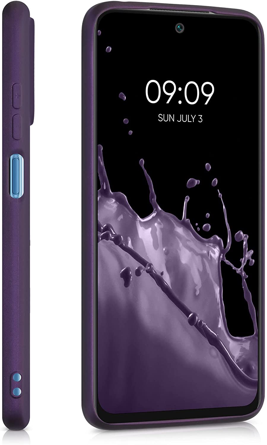 KW Xiaomi Redmi 10 Θήκη Σιλικόνης TPU - Metallic Blackberry - 56149.115