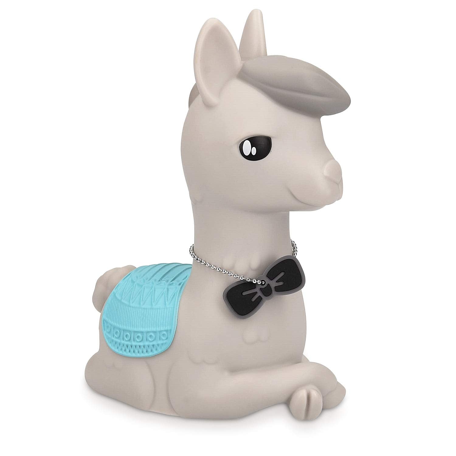 Navaris Alpaca LED Night Light RGB - Παιδικό Νυχτερινό Φως με Αλλαγή Χρωμάτων - Grey / Light Blue - 44162.25.23