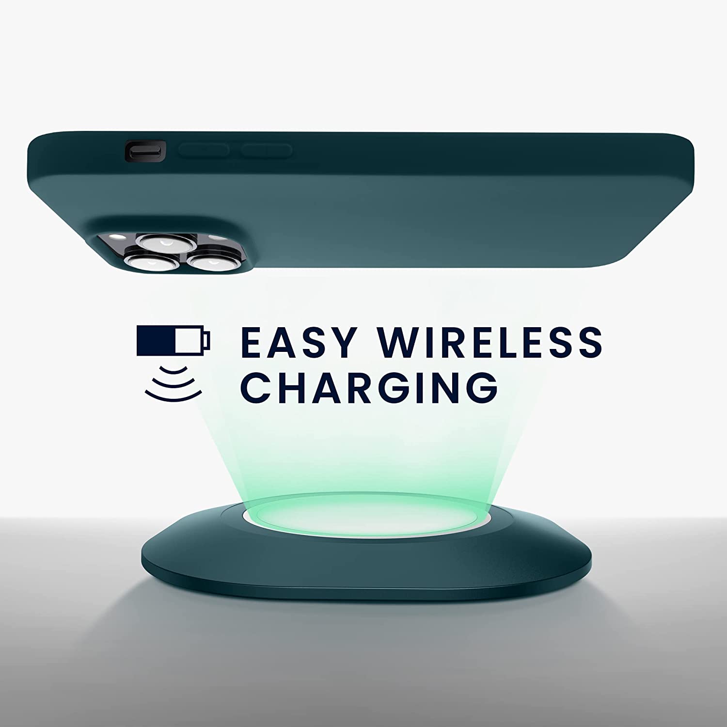 KW iPhone 14 Pro Max Λεπτή Θήκη Σιλικόνης TPU - Teal Matte - 59078.57