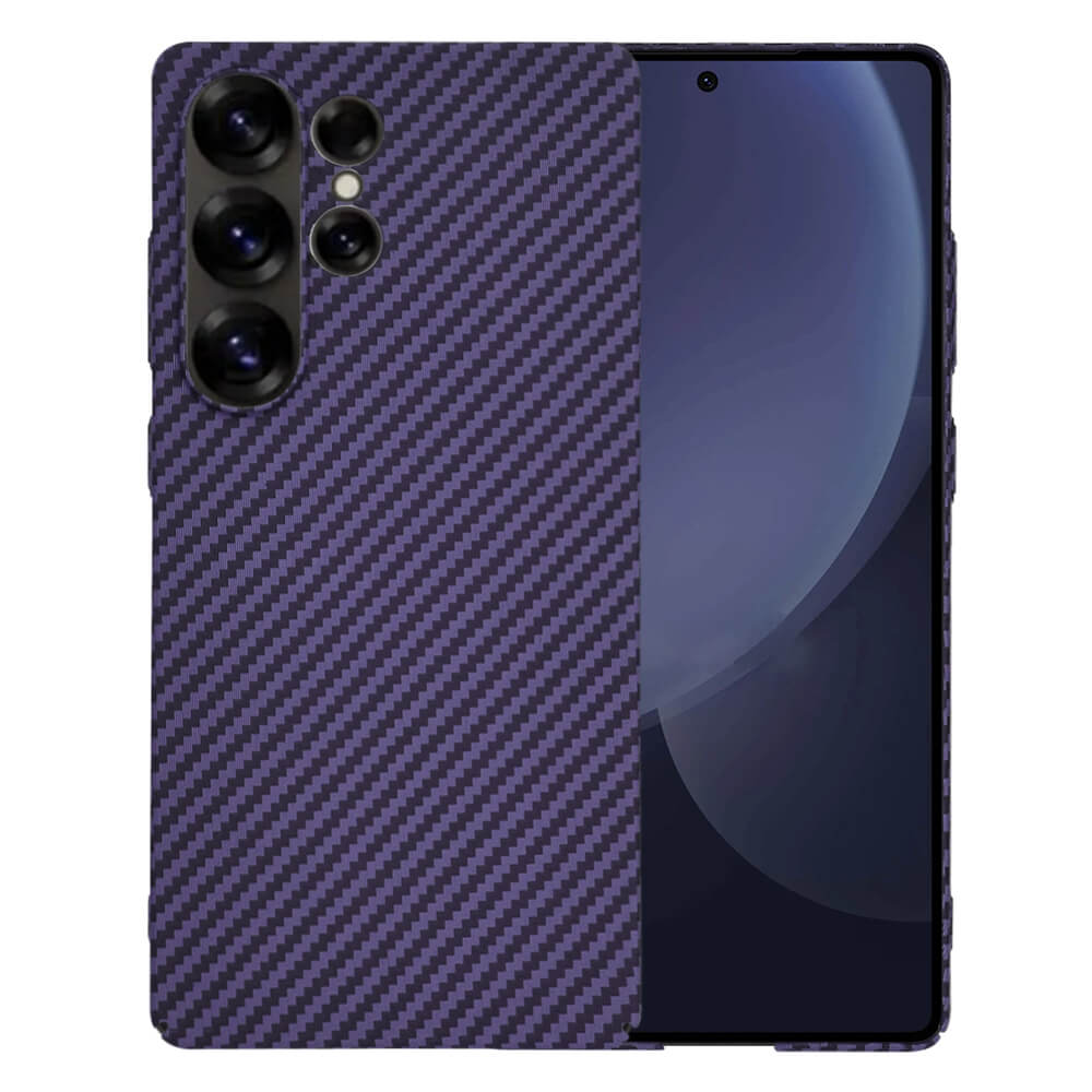Techsuit Samsung Galaxy S25 Ultra Σκληρή Θήκη Carbonite FiberShell - Purple