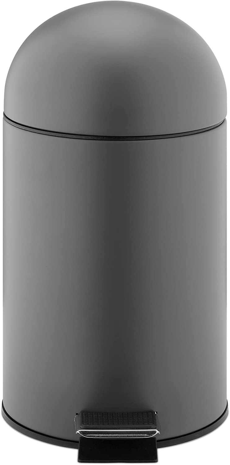 Navaris Κάδος Απορριμμάτων για το Μπάνιο - 3L - ‎Dark Grey - 56852.01.22