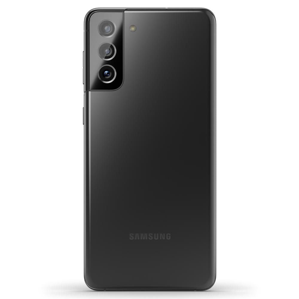 Spigen Samsung Galaxy S21 Optik.TR Αντιχαρακτικό Γυαλί για την Κάμερα - 2 Τεμάχια - Black