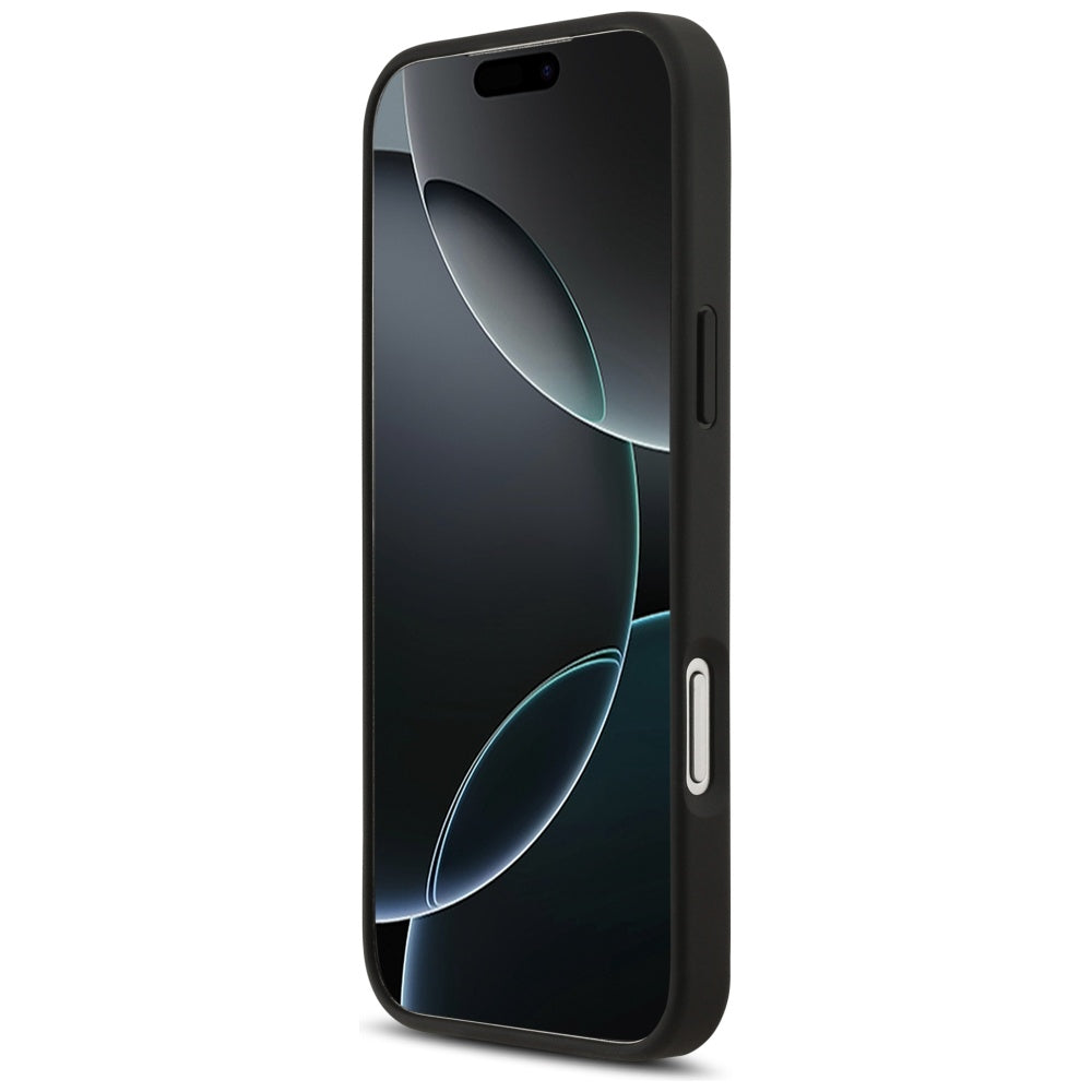 Red Bull iPhone 17 Pro Max - Meshed Powerbar MagSafe - Σκληρή Θήκη με Πλαίσιο Σιλικόνης και Επένδυση από Οικολογικό Δέρμα - Navy Blue - RBHMP17X24PUDSRV