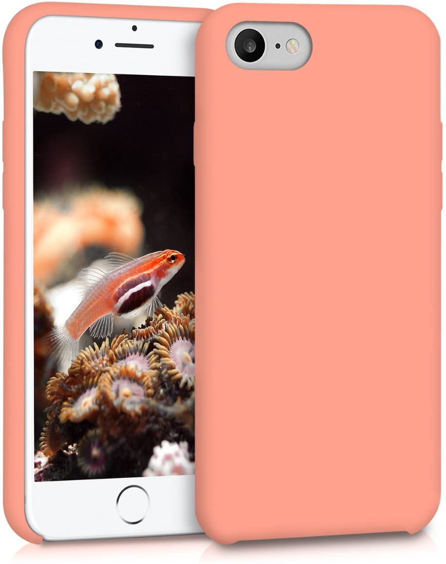 KW iPhone SE 2022 / SE 2020 / 7 / 8 Θήκη Σιλικόνης Rubber TPU - Coral - 40225.76
