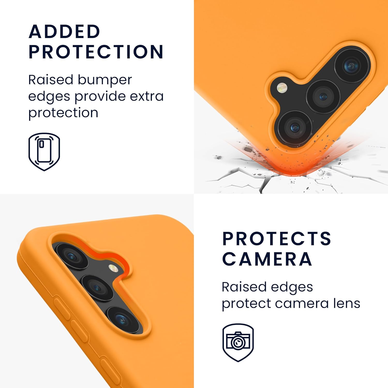 KW Samsung Galaxy S24 FE Θήκη Σιλικόνης Rubberized TPU - Fruity Orange