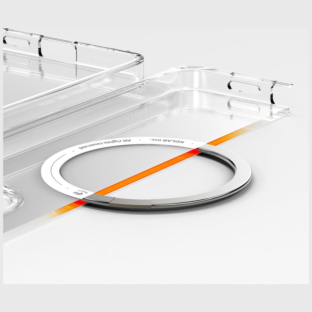 Araree Samsung Galaxy S25 Edge Duple M Σκληρή Θήκη με Πλαίσιο Σιλικόνης και MagSafe - Διάφανη Ματ