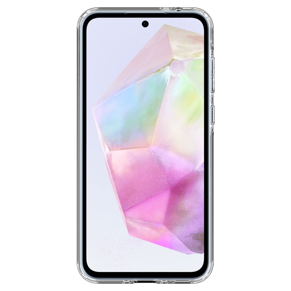 Spigen Samsung Galaxy A35 5G Σκληρή Θήκη με Πλαίσιο Σιλικόνης Ultra Hybrid - Crystal Clear