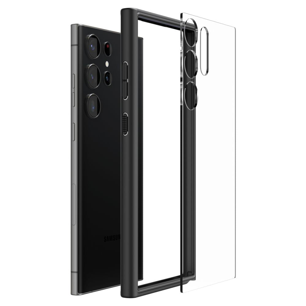 Spigen Samsung Galaxy S23 Ultra - Ultra Hybrid Σκληρή Θήκη με Πλαίσιο Σιλικόνης - Matte Black