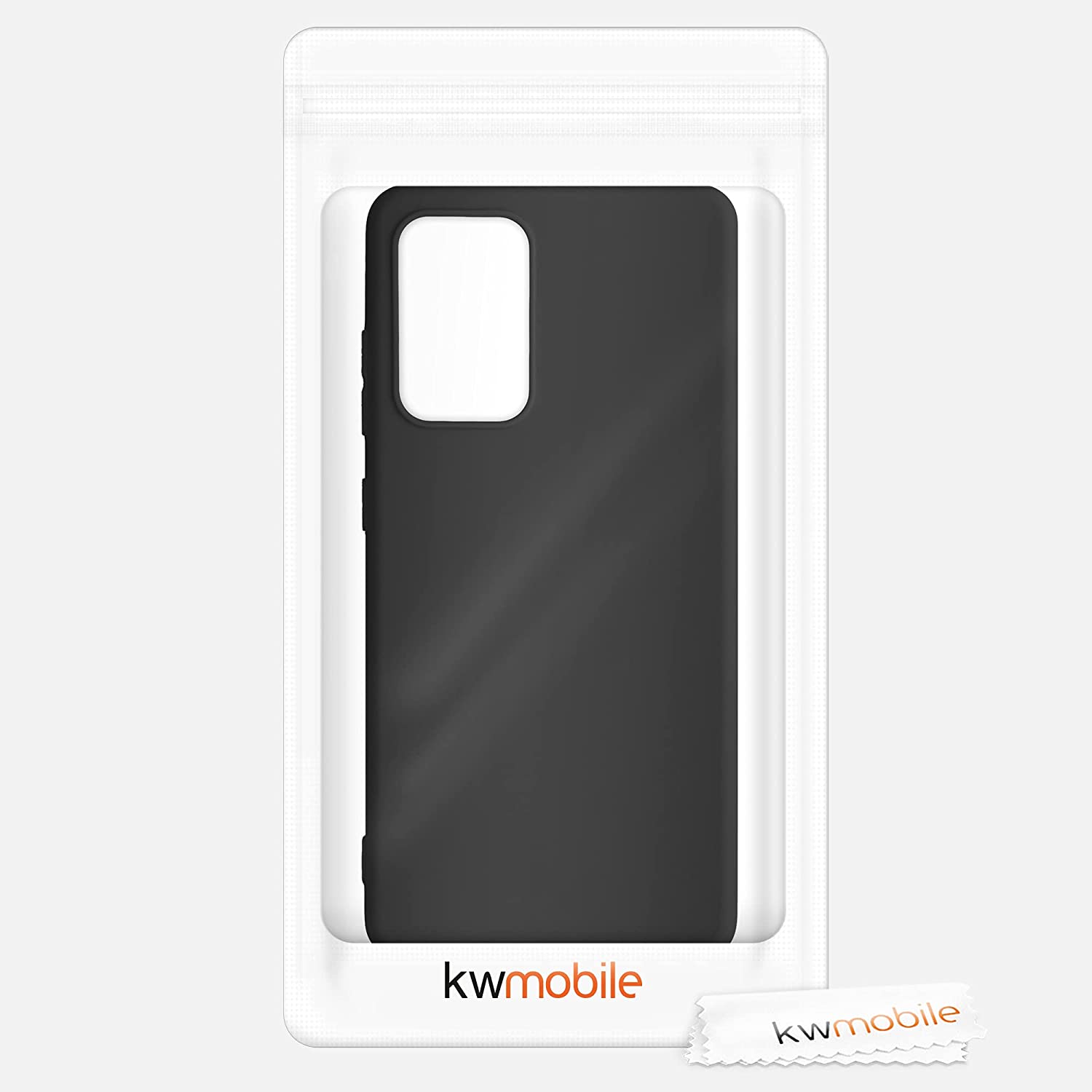 KW Samsung Galaxy A52 / A52 5G / A52s 5G Θήκη Σιλικόνης TPU - Matte Black - 54346.47