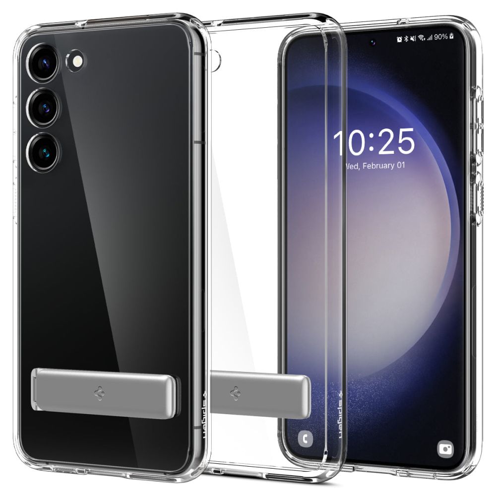 Spigen Samsung Galaxy S23+ - Ultra Hybrid S Σκληρή Θήκη με Πλαίσιο Σιλικόνης - Crystal Clear