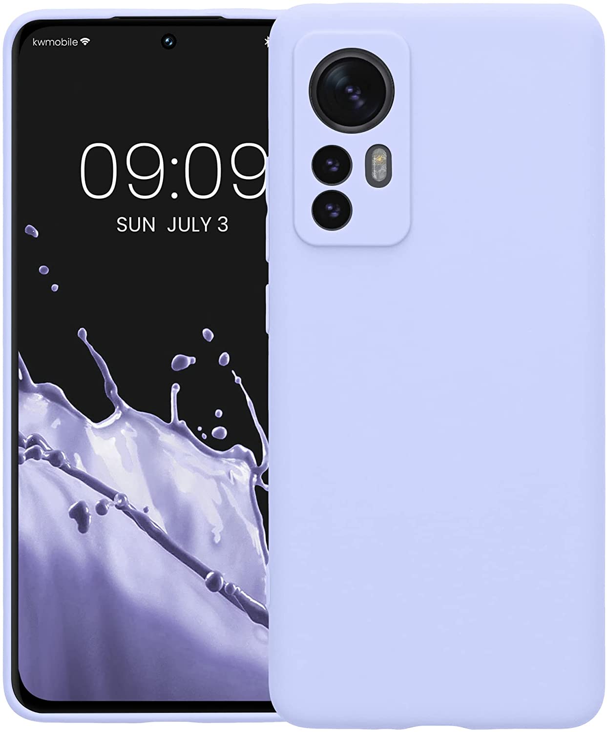 KW Xiaomi Xiaomi 12 / 12X Θήκη Σιλικόνης TPU - Light Lavender - 57124.139