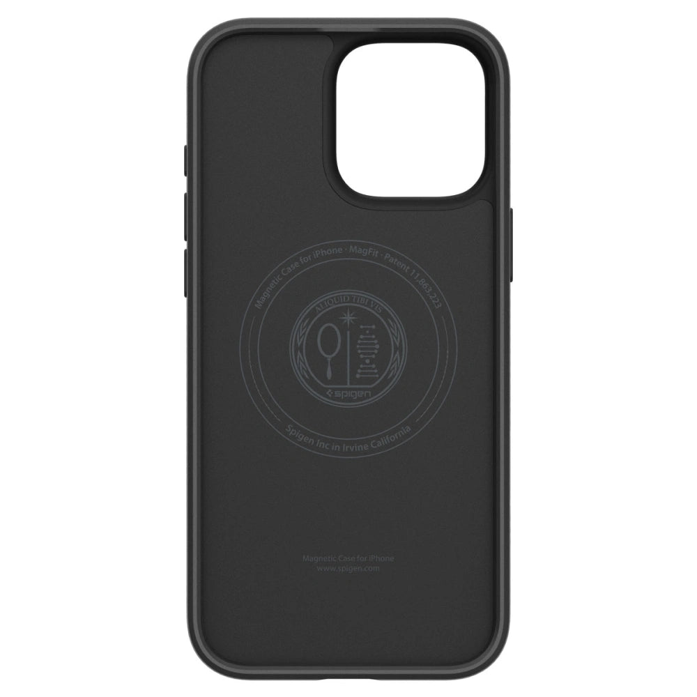 Spigen iPhone 16 Pro Max - Liquid Air T Mag - Θήκη Σιλικόνης με Magsafe - Matte Black