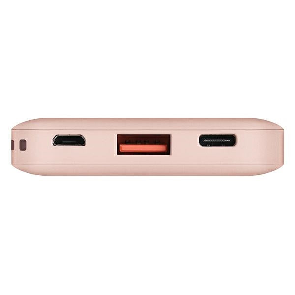 Uniq Fuele Mini PowerBank 8000mAh 18W με Καλώδιο UBS to Type-C - Pink