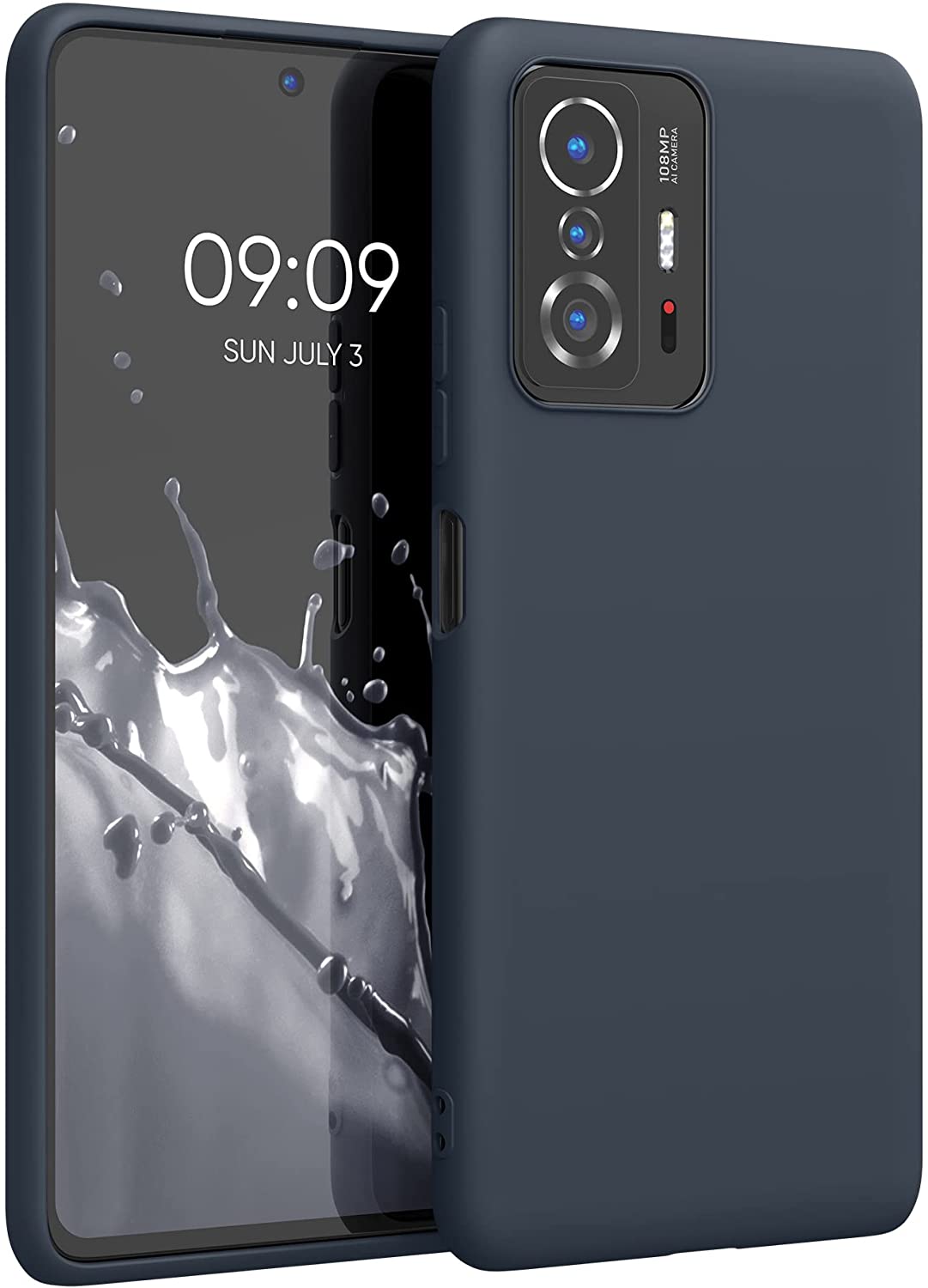 KW Xiaomi 11T / 11T Pro Θήκη Σιλικόνης TPU - Blueberry Blue - 56245.186