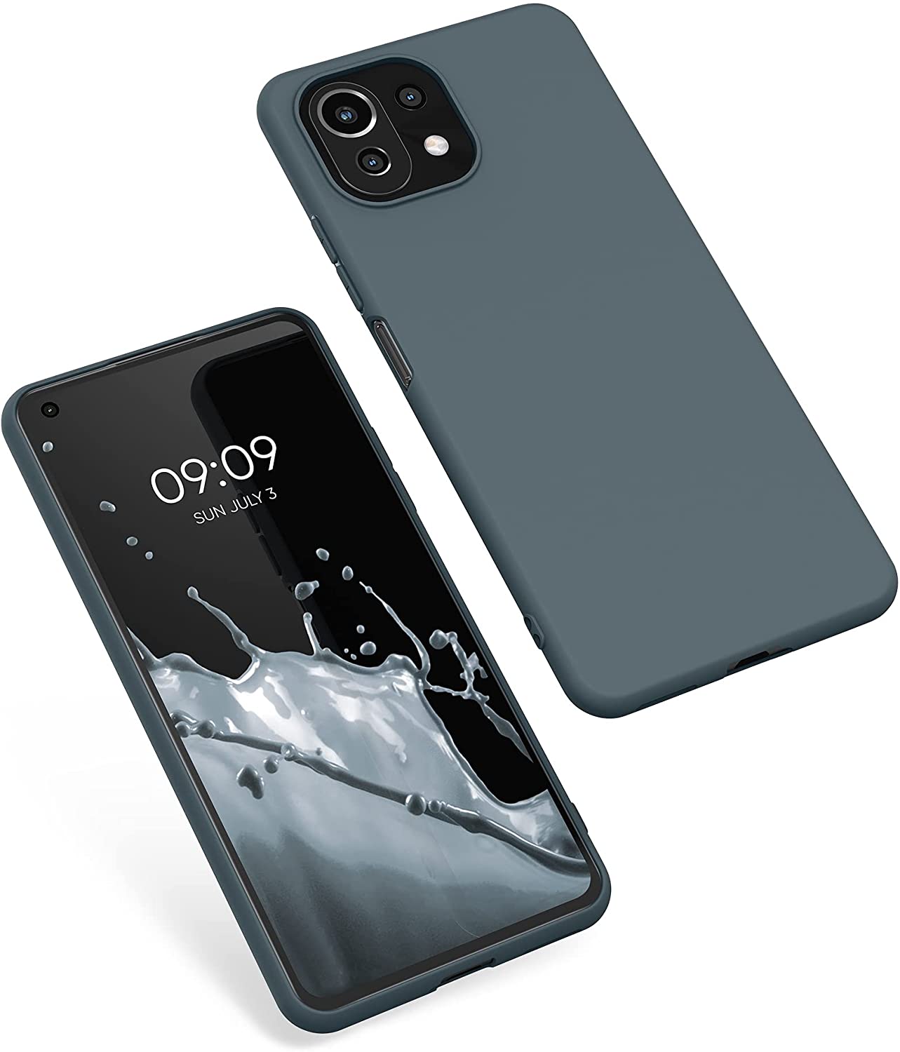 KW Xiaomi Mi 11 Lite / Mi 11 Lite 5G Θήκη Σιλικόνης TPU - Slate Grey - 54726.202