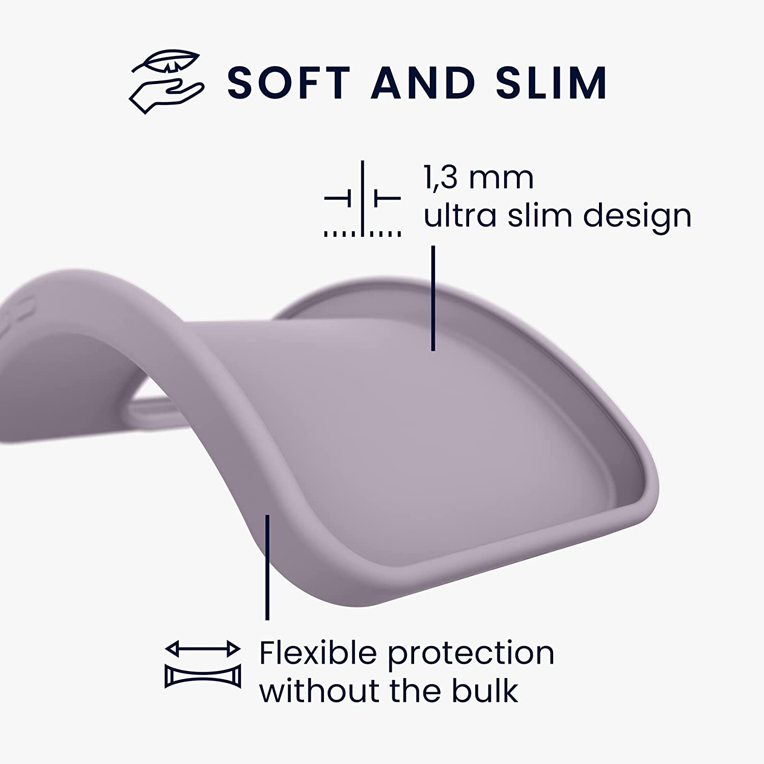 KW Samsung Galaxy A54 5G Θήκη Σιλικόνης TPU - Lavender - 60796.108