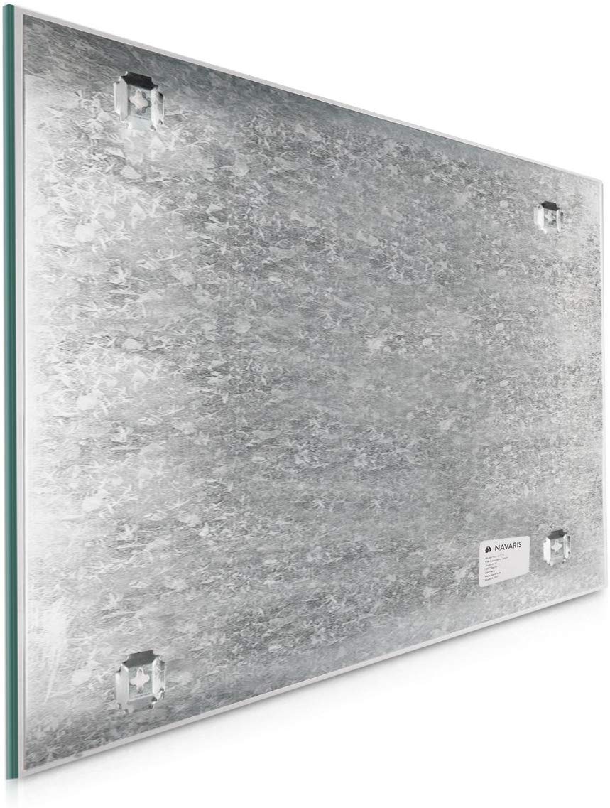 Navaris Μαγνητικός Γυάλινος Πίνακας - 90x60cm - White - 43984.02