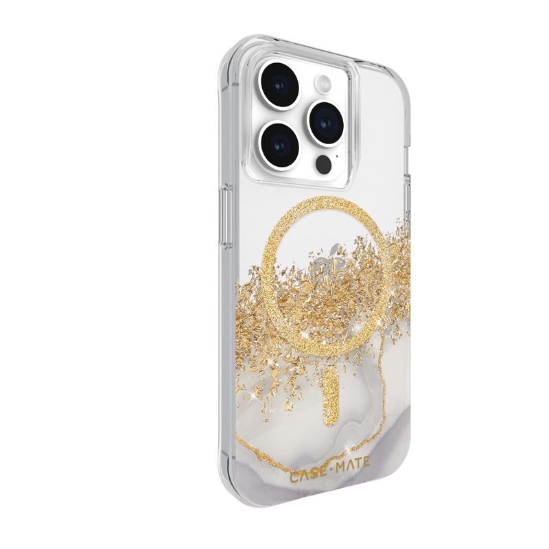 Case-Mate iPhone 15 Pro Karat Marble MagSafe Σκληρή Θήκη με MagSafe - Karat Marble