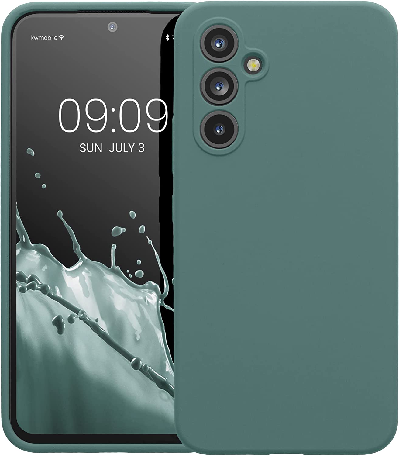 KW Samsung Galaxy A54 5G Θήκη Σιλικόνης Rubberized TPU - Arctic Night - 60795.207