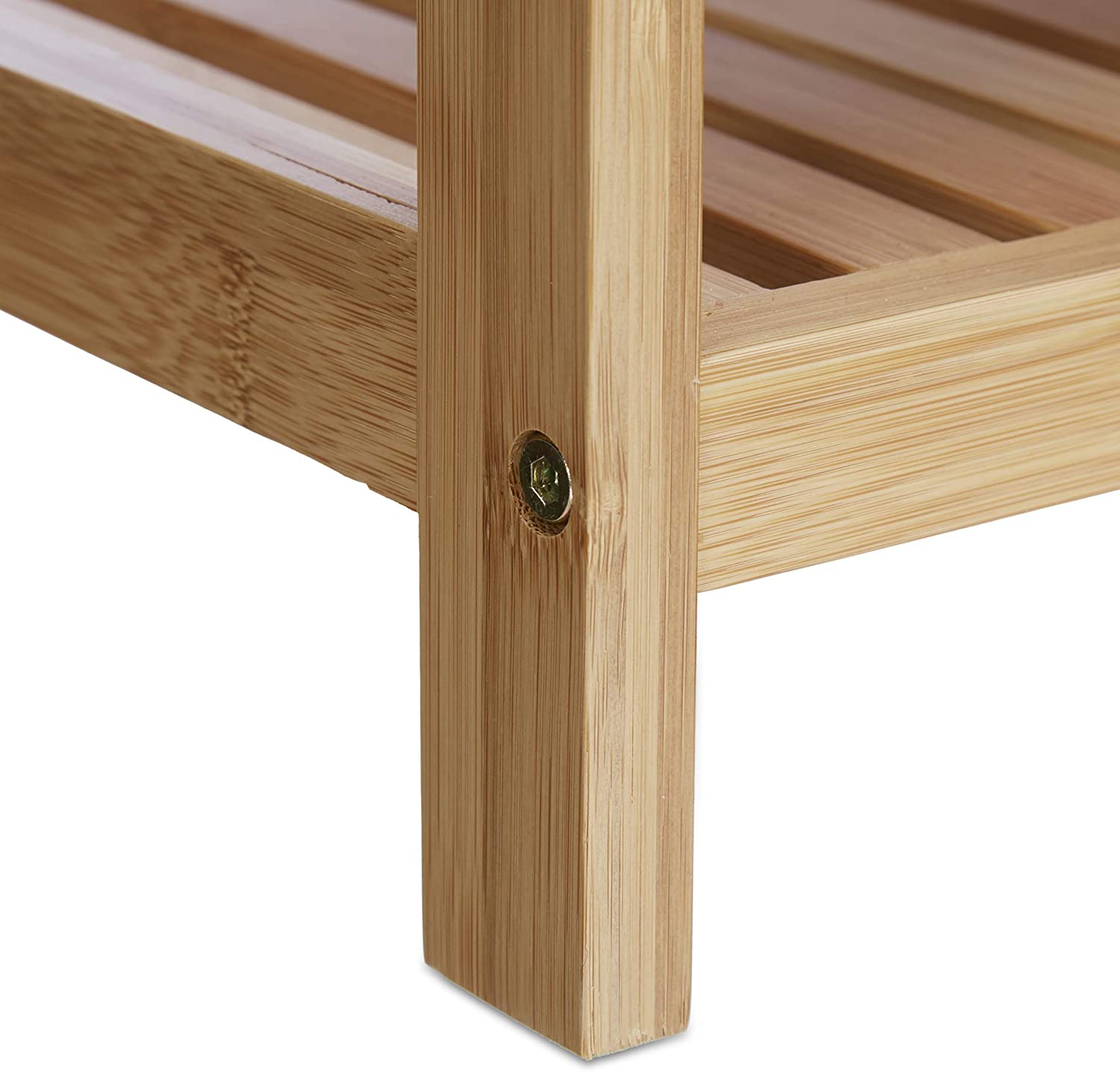 Relaxdays Ράφι Κουζίνας / Μπάνιου - Natural - 4052025202750