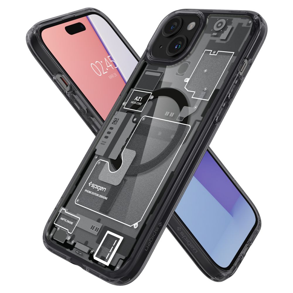 Spigen iPhone 15 Plus Ultra Hybrid Mag Σκληρή Θήκη με Πλαίσιο Σιλικόνης Και MagSafe - Zero One
