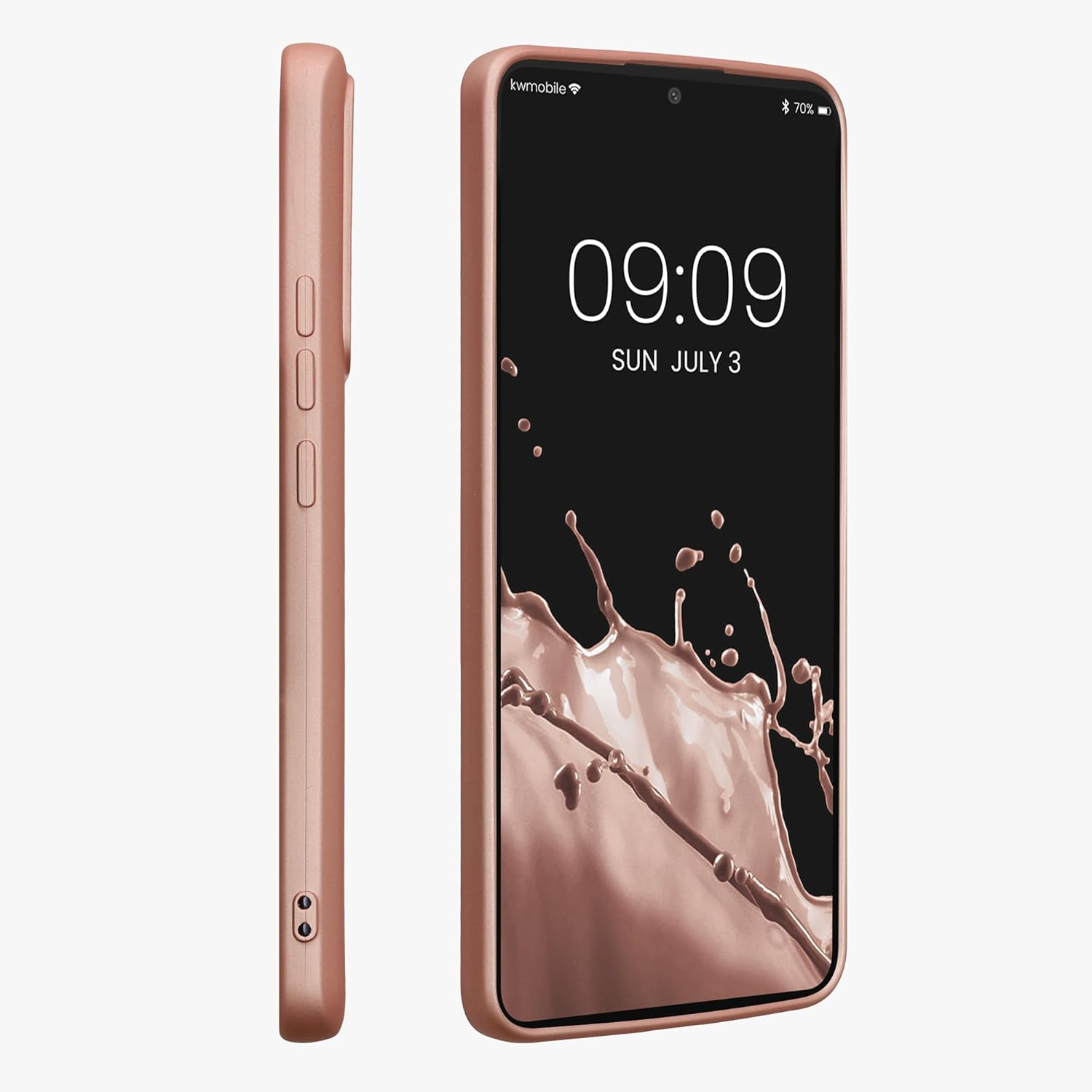 KW Xiaomi 13T / 13T Pro Θήκη Σιλικόνης TPU - Metallic Rose Gold