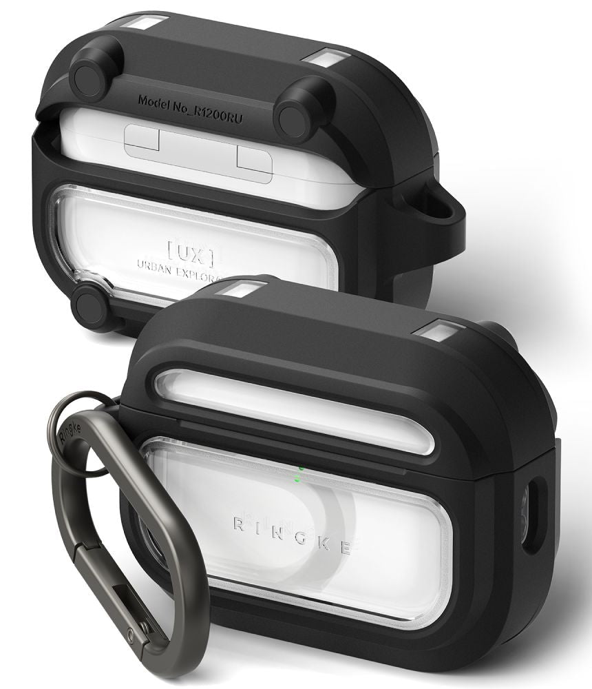 Ringke AirPods Pro 3 - Θήκη με MagSafe - UX Magnetic - Διάφανη / Black