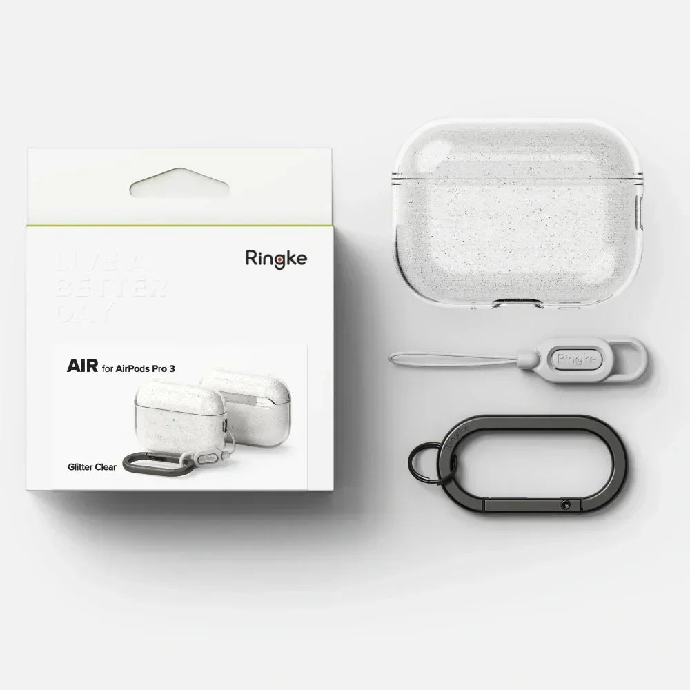 Ringke AirPods Pro 3 - Θήκη Σιλικόνης - Air - Glitter Clear