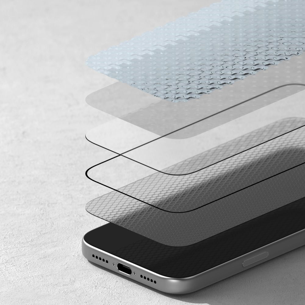 Ringke iPhone 17 Pro - Αντιχαρακτικό Γυαλί Οθόνης Aντιανακλαστική Eπίστρωση - Easy Slide Anti - Reflective - Black