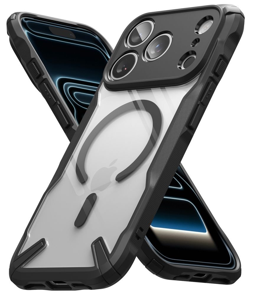 Ringke iPhone 18 Pro / iPhone 17 Pro - Σκληρή Θήκη με Πλαίσιο Σιλικόνης MagSafe - Fusion X Magnetic - Black