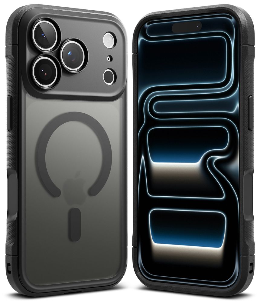 Ringke iPhone 18 Pro Max / iPhone 17 Pro Max - Σκληρή Θήκη με Πλαίσιο Σιλικόνης και MagSafe - Fusion Bold Magnetic - Matte Smoke