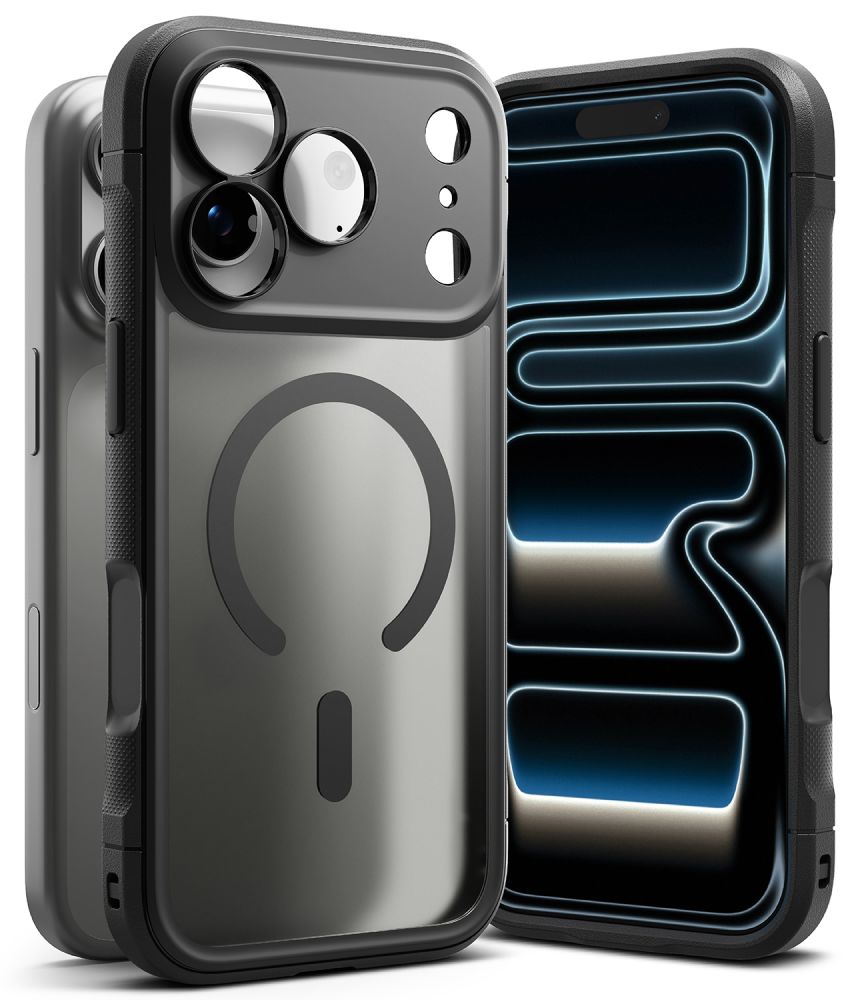 Ringke iPhone 18 Pro Max / iPhone 17 Pro Max - Σκληρή Θήκη με Πλαίσιο Σιλικόνης και MagSafe - Fusion Bold Magnetic - Matte Smoke