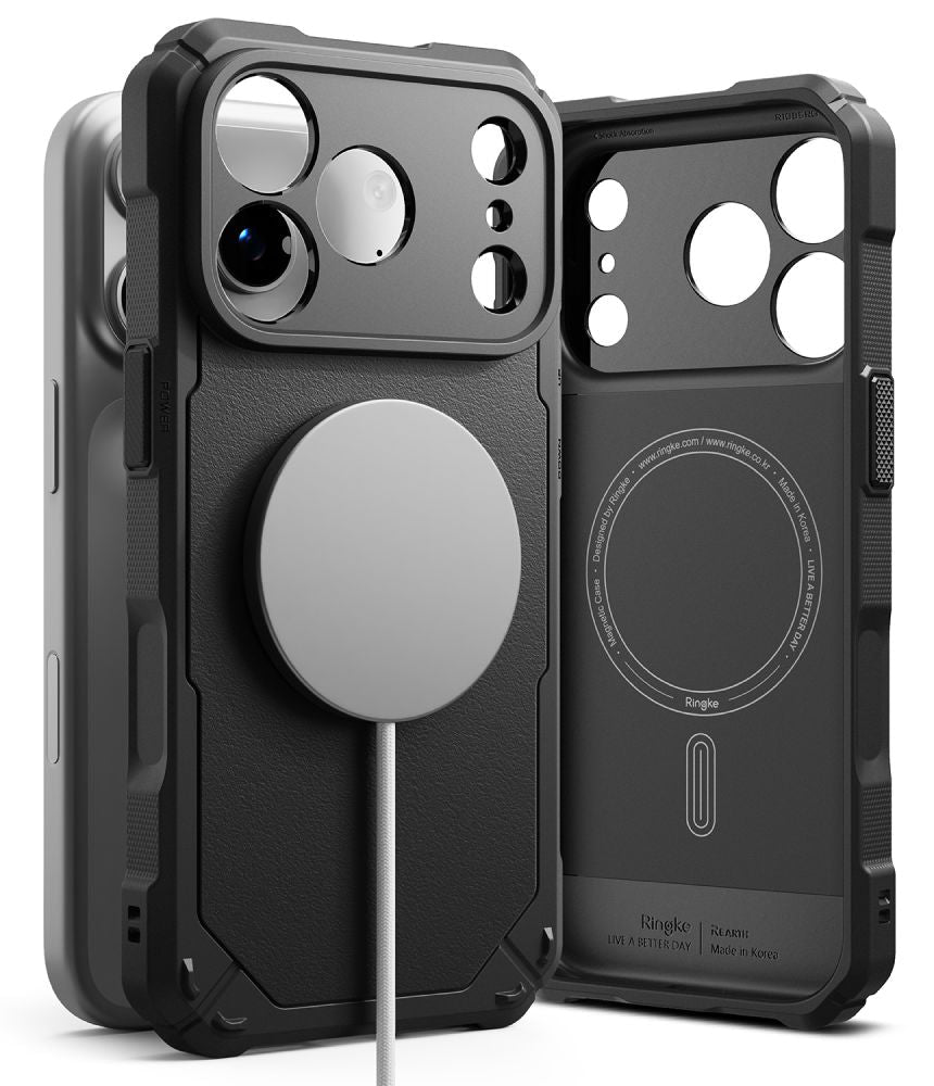 Ringke iPhone 18 Pro Max / iPhone 17 Pro Max - Σκληρή Θήκη TPU με MagSafe - Rugged Gear Magnetic - Black