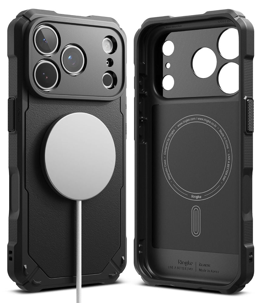 Ringke iPhone 18 Pro Max / iPhone 17 Pro Max - Σκληρή Θήκη TPU με MagSafe - Rugged Gear Magnetic - Black