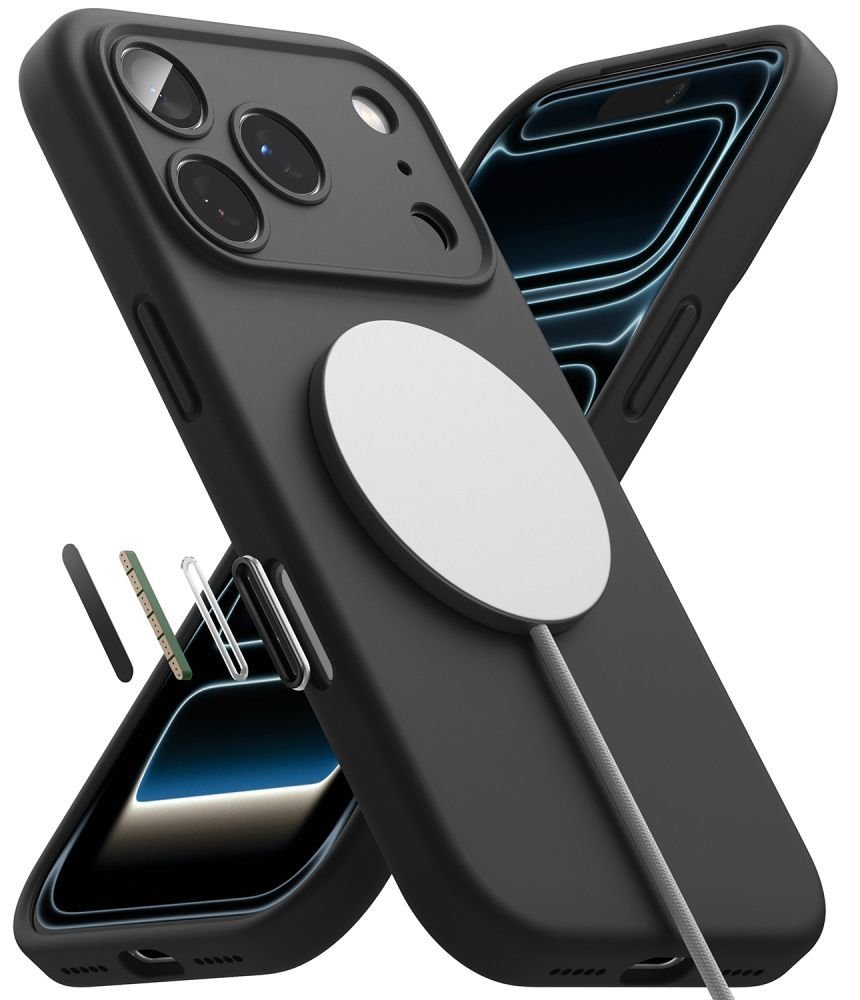 Ringke iPhone 18 Pro Max - Θήκη Σιλικόνης MagSafe - Silicone Magnetic - Black