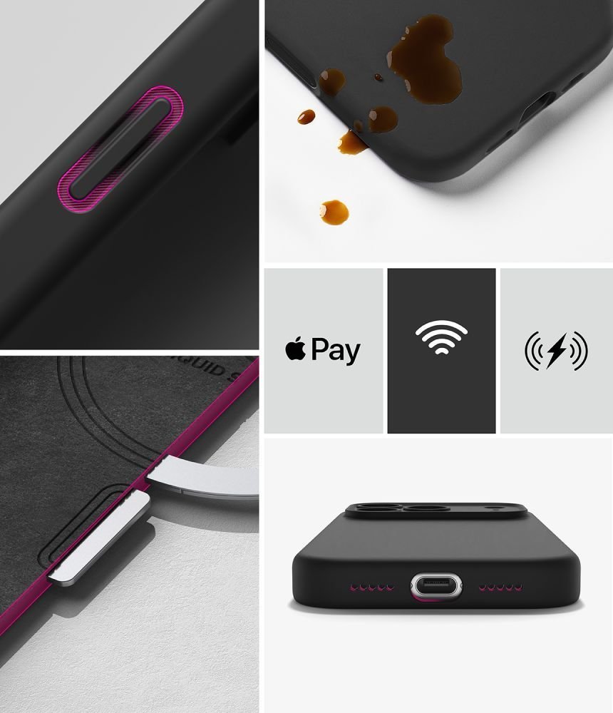 Ringke iPhone 18 Pro Max - Θήκη Σιλικόνης MagSafe - Silicone Magnetic - Black
