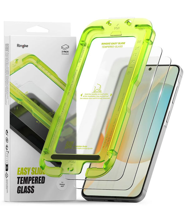 Ringke Samsung Galaxy A57 5G - Case Friendly Αντιχαρακτικό Γυαλί Οθόνης - 2 Τεμάχια - Easy Slide - Clear