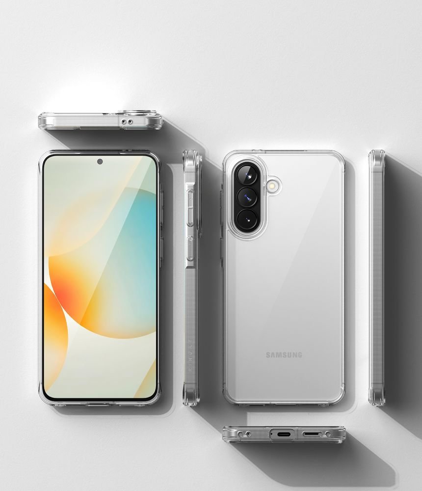 Ringke Samsung Galaxy A57 5G - Σκληρή Θήκη με Πλαίσιο Σιλικόνης - Fusion - Clear