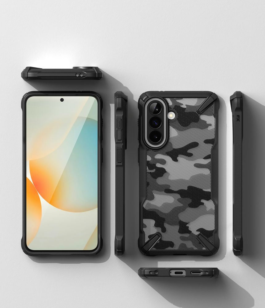 Ringke Samsung Galaxy A57 5G - Σκληρή Θήκη με Πλαίσιο Σιλικόνης - Fusion X - Camo Black