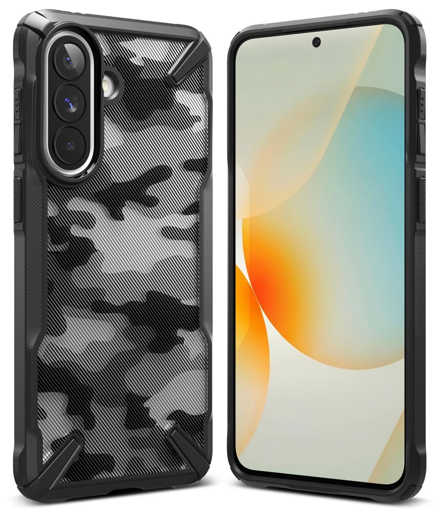 Ringke Samsung Galaxy A57 5G - Σκληρή Θήκη με Πλαίσιο Σιλικόνης - Fusion X - Camo Black