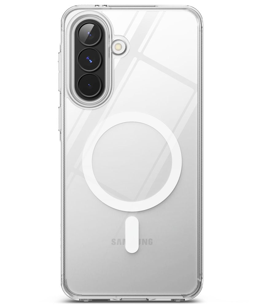 Ringke Samsung Galaxy A57 5G - Σκληρή Θήκη με Πλαίσιο Σιλικόνης και MagSafe - Fusion Magnetic - Clear