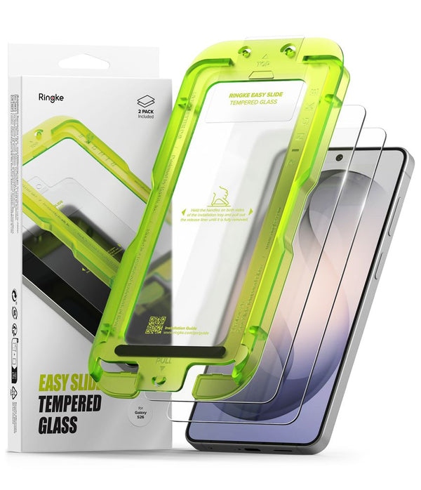 Ringke Samsung Galaxy S26 - Case Friendly Αντιχαρακτικό Γυαλί Οθόνης - 2 Τεμάχια - Easy Slide - Clear