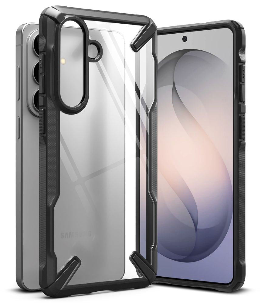 Ringke Samsung Galaxy S26 Plus - Σκληρή Θήκη με Πλαίσιο Σιλικόνης - Fusion X - Διάφανη / Black