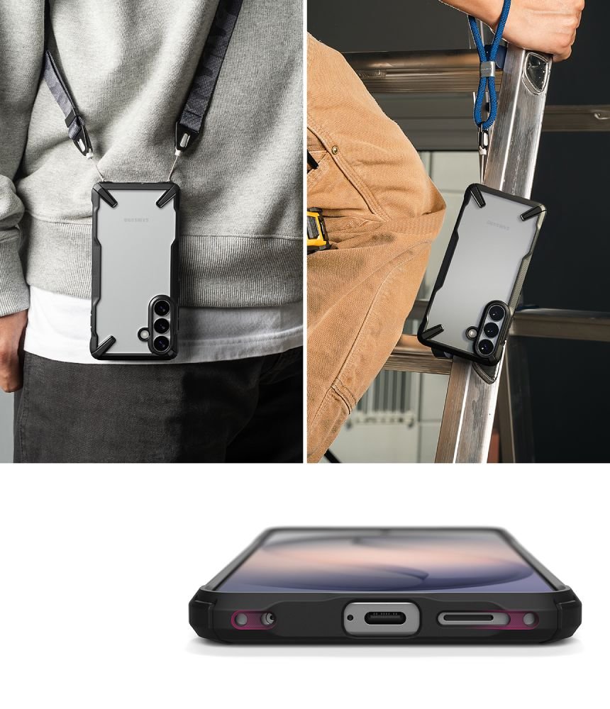 Ringke Samsung Galaxy S26 Plus - Σκληρή Θήκη με Πλαίσιο Σιλικόνης - Fusion X - Διάφανη / Black