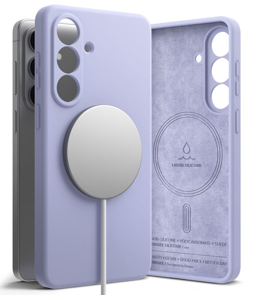 Ringke Samsung Galaxy S26 Plus - Σκληρή Θήκη Σιλικόνης με MagSafe - Silicone Magnetic MagSafe - Lavender